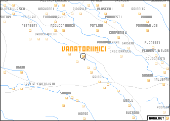 map of Vânătorii Mici