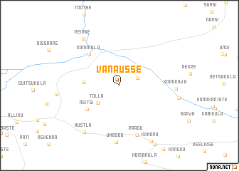 map of Vanausse