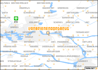 map of Van Brienenoordbrug