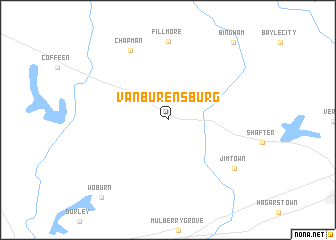 map of Van Burensburg