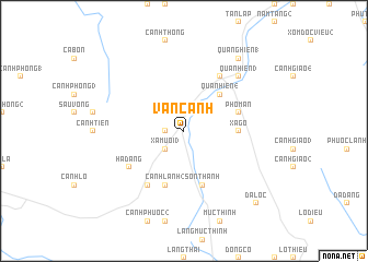 map of Vân Canh