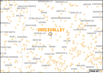 map of Vance Valley