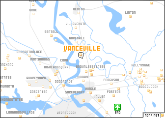 map of Vanceville