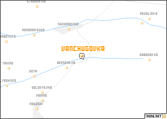 map of Vanchugovka