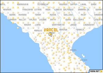 map of Vancol