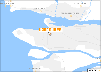 map of Vancouver