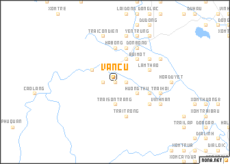 map of Vân Cù