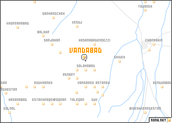 map of Vandābād