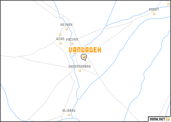 map of Vandādeh