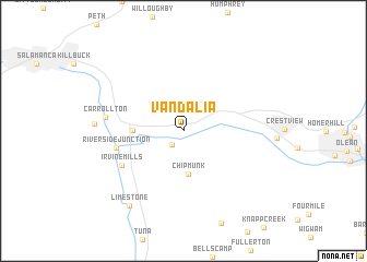 map of Vandalia