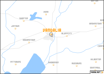 map of Vandalia