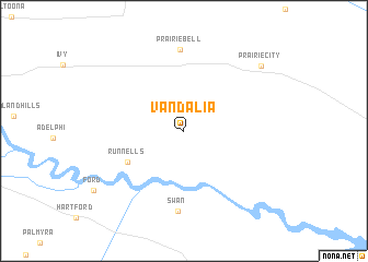 map of Vandalia