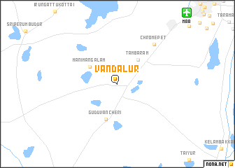 map of Vandalūr