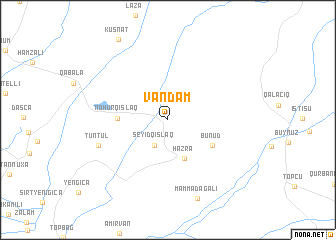 map of Vǝndam