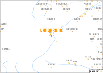 map of Vandārūnd