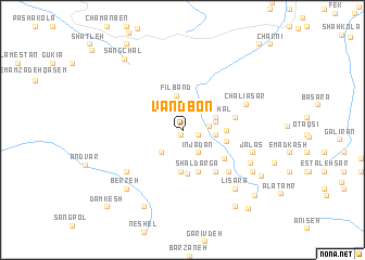 map of Vandbon