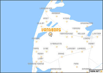 map of Vandborg