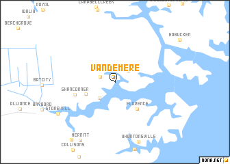 map of Vandemere