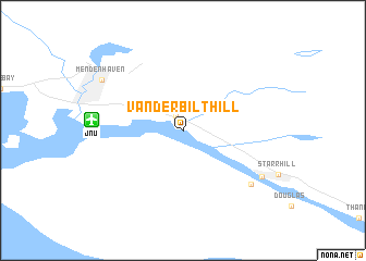 map of Vanderbilt Hill