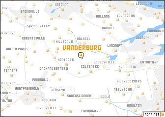 map of Vanderburg