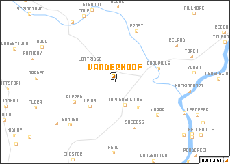 map of Vanderhoof