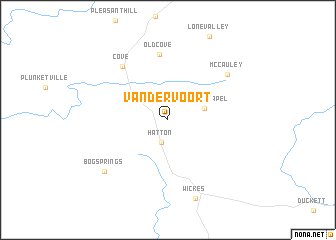 map of Vandervoort