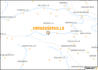 map of Van Deusenville