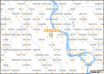 map of Vạn Diểm