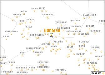 map of Vandīsh