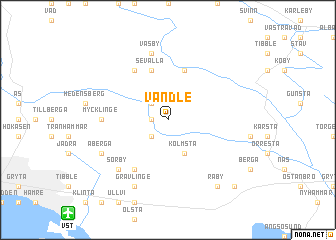 map of Vändle