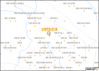 map of Vandria