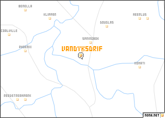 map of Vandyksdrif