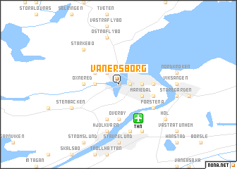 map of Vänersborg