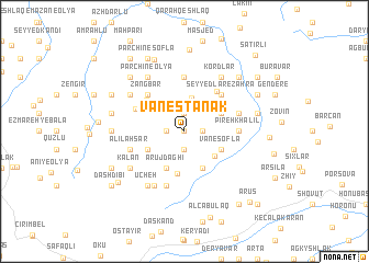 map of Vanestānak