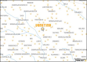 map of Vanetina