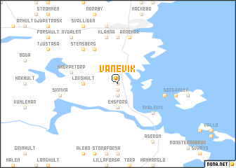 map of Vånevik