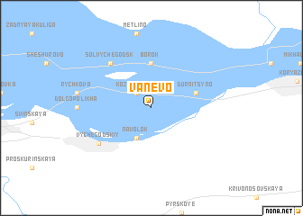 map of Vanevo