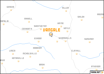 map of Vangale