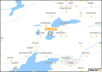 map of Vänga