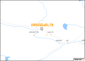 map of Vangsgjelta