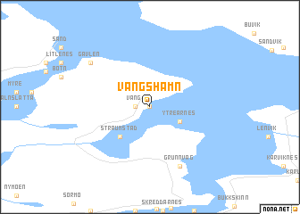 map of Vangshamn