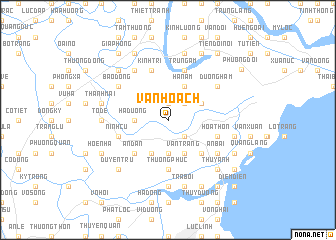 map of Vạn Hoạch