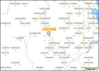 map of Văn Hòa