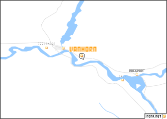 map of Van Horn