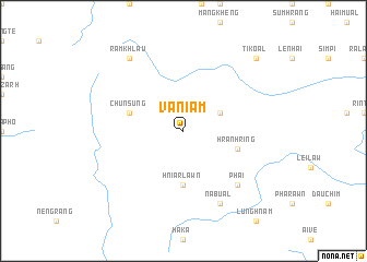 map of Vaniam