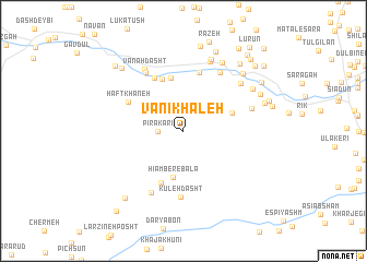 map of Vanī Khāleh