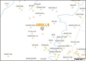 map of Vanilla