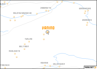 map of Vanino