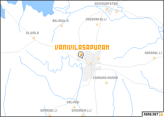 map of Vānivilāsa Puram