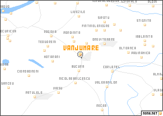 map of Vânju-Mare